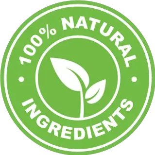 SodaTide all-natural ingredients badge